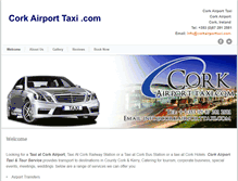 Tablet Screenshot of corkairporttaxi.com